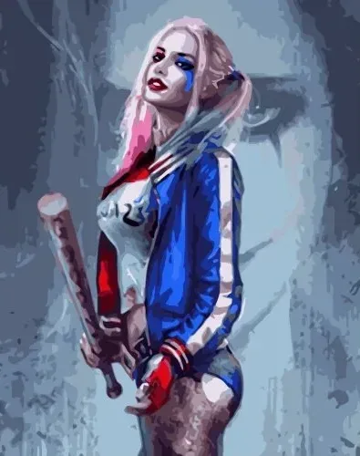 Картина по номерам DC - Харлі Квін - Зображення 1