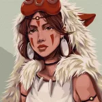 Картина по номерам - Принцеса Мононоке