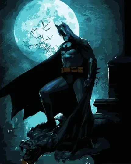 Картина по номерам DC - Бетмен art2