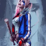 Картина по номерам "Харлі Квін"