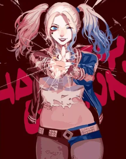 Картина по номерам DC - Харлі Квін 3