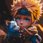 Картина по номерам ORIGAMI - Наруто