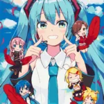 Картина по номерам ORIGAMI Вокалоїд Хацуне Міку