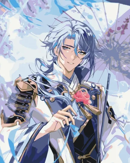 Картина по номерам ORIGAMI Геншин - Аято