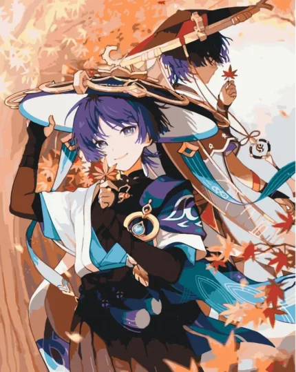 Картина по номерам ORIGAMI Геншин - Мандрівник