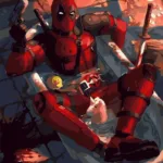 Картина по номерам ORIGAMI MARVEL - Дедпул