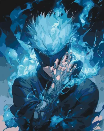 Картина по номерам ORIGAMI Магічна битва - Сатору Годжо