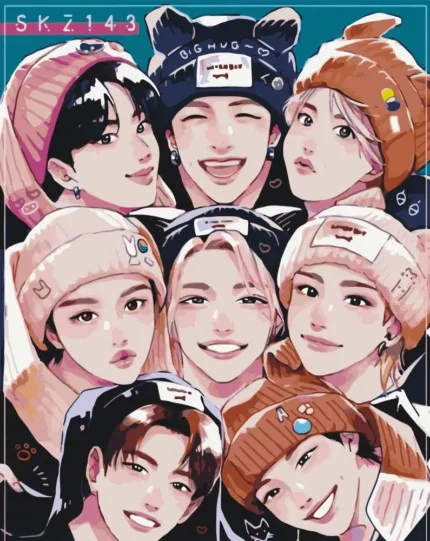 Картина по номерам ORIGAMI "Стрей Кідс"