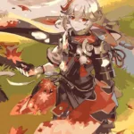 Картина по номерам ORIGAMI Геншин - Кадзуха