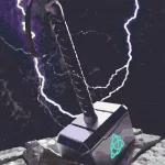 Картина по номерам MARVEL - Молот Тора