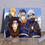 Картина по номерам Diy Наруто - Команда 7