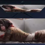 Комп'ютерний килимок Атака титанів - Мікаса 60*30