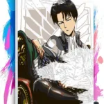 Картина по номерам Розмальовка Атака на титанів - Леві