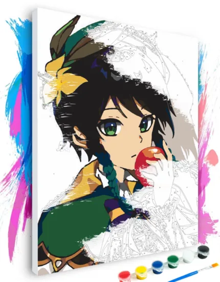 Картина по номерам Розмальовка Геншин - Венті