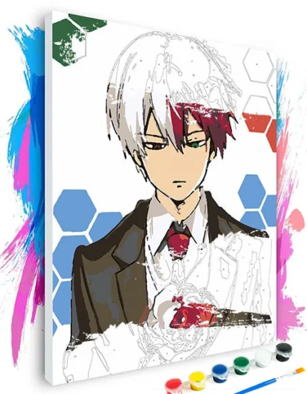 Картина по номерам Розмальовка Моя геройська академія - Шото