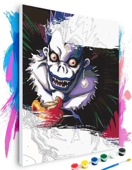 Картина по номерам Розмальовка Зошит смерті - Рюк