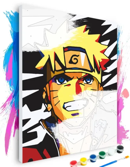Картина по номерам Розмальовка - Наруто