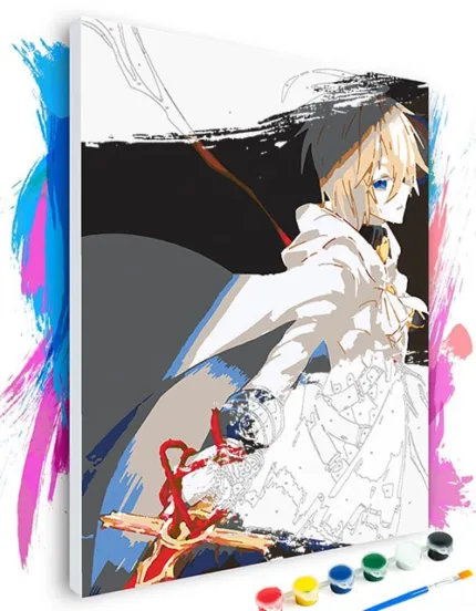 Картина по номерам Розмальовка Останній серафим - Мікаела