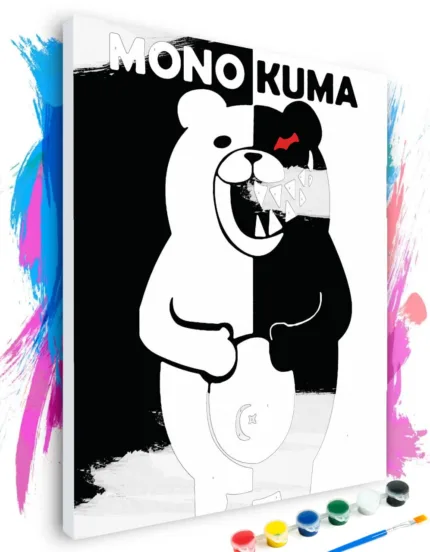 Картина по номерам Розмальовка Данганронпа - Монокума