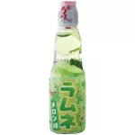 Японська газована вода з кулькою Ramune Melon 200ml