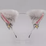 Вушка сірі з рожевим