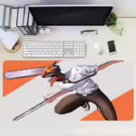 Комп'ютерний килимок Людина-бензопила art7  80*30