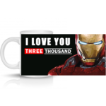 Чашка Марвел - I love you 3000 art 1