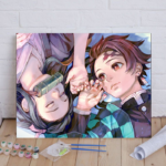 Картина по номерам Diy Клинок - Танджиро і Незуко