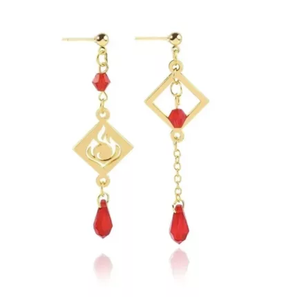 Сережки Геншин - Піро