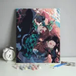 Diy "Танджиро і Незуко" art1