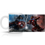 Чашка Марвел - Капітан Америка/Залізна Людина