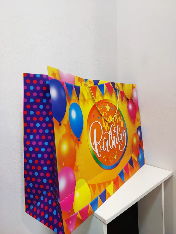 Пакет Happy Birthday 66х48х20 - Зображення 3