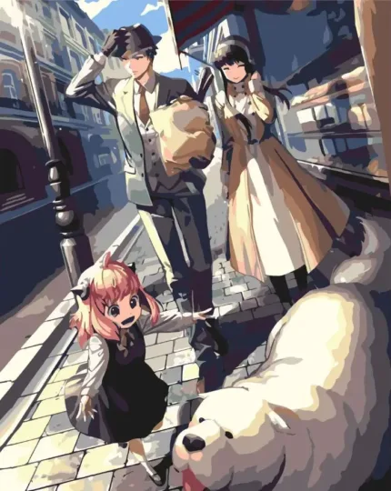 Картина по номерам ORIGAMI - Сім'я шпигуна