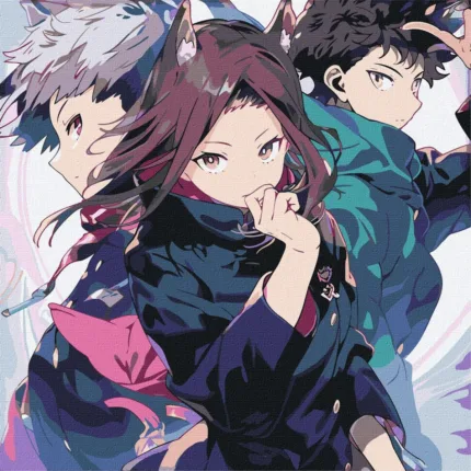 Картина по номерам IDEYKA - Аніме