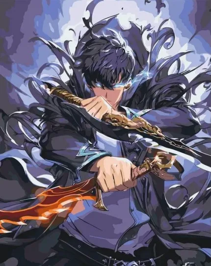 Картина по номерам ORIGAMI Тільки я візьму новий рівень