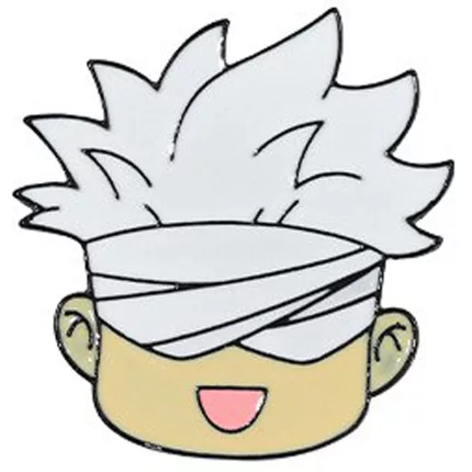 Пін Магічна битва - Годжо біла маска