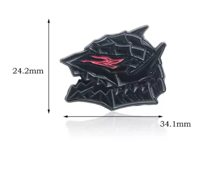 Пін Берсерк - Гатс чорний