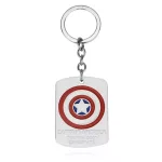 Брелок-жетон із металу MARVEL - Капітан Америка білий