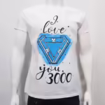 Футболка Marvel - Я кохаю тебе 3000 розмір XXL