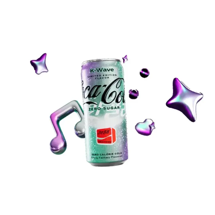 Напій COCA-COLA K-WAVE ZERO SUGAR LIMITED EDITION 330мл - Зображення 3