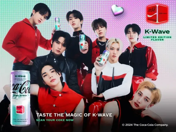 Напій COCA-COLA K-WAVE ZERO SUGAR LIMITED EDITION 330мл - Зображення 2