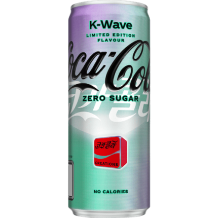 Напій COCA-COLA K-WAVE ZERO SUGAR LIMITED EDITION 330мл