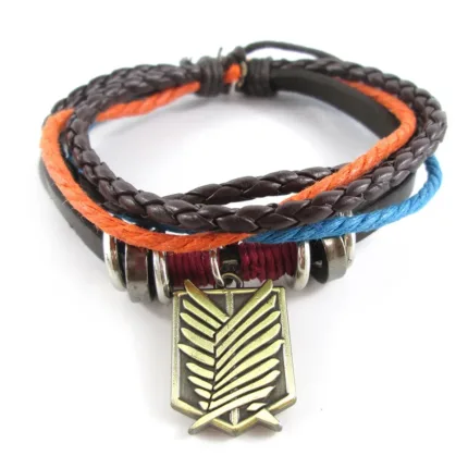 Браслет коричневий Атака на титанів - Розвідкорпус