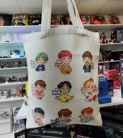 Сумка-шопер білий - Stray Kids