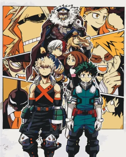 Картина по номерам ORIGAMI Моя геройська академія