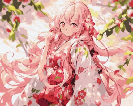 Картина по номерам IDEYKA - Квіти сакури