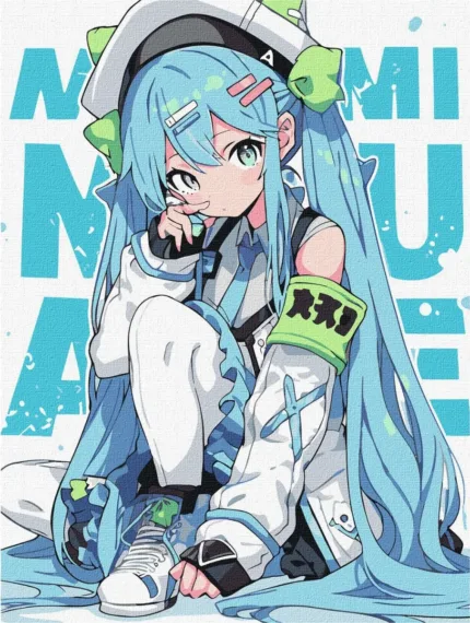 Картина по номерам IDEYKA - Хацуне Міку