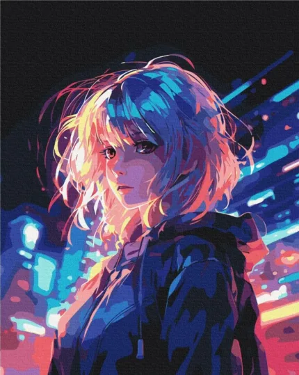 Картина по номерам Brushme - Кіберпанк