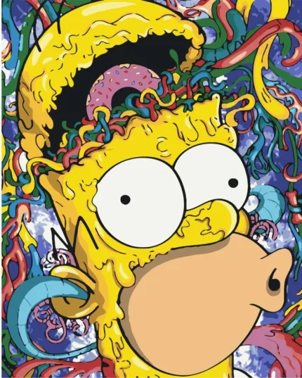 Картина по номерам ORIGAMI Сімпсони - Гомер