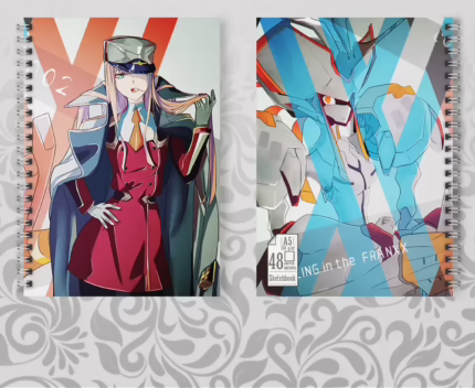 Скетчбук А5 Коханий у франксі